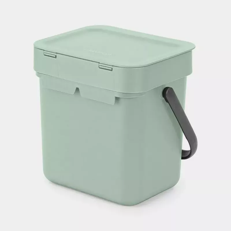 Odpadkový kôš Brabantia Sort & Go 3 l zelený šírka 188 mm hĺbka 139 mm výška 181 mm