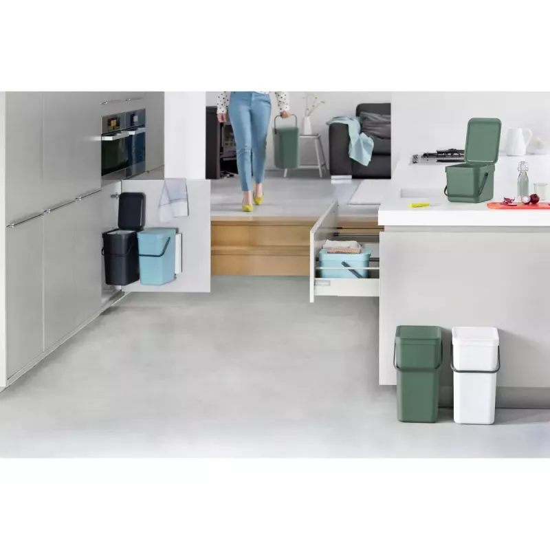 Brabantia Sort & Go 6 l sivý odpadkový kôš 200x245x181 mm