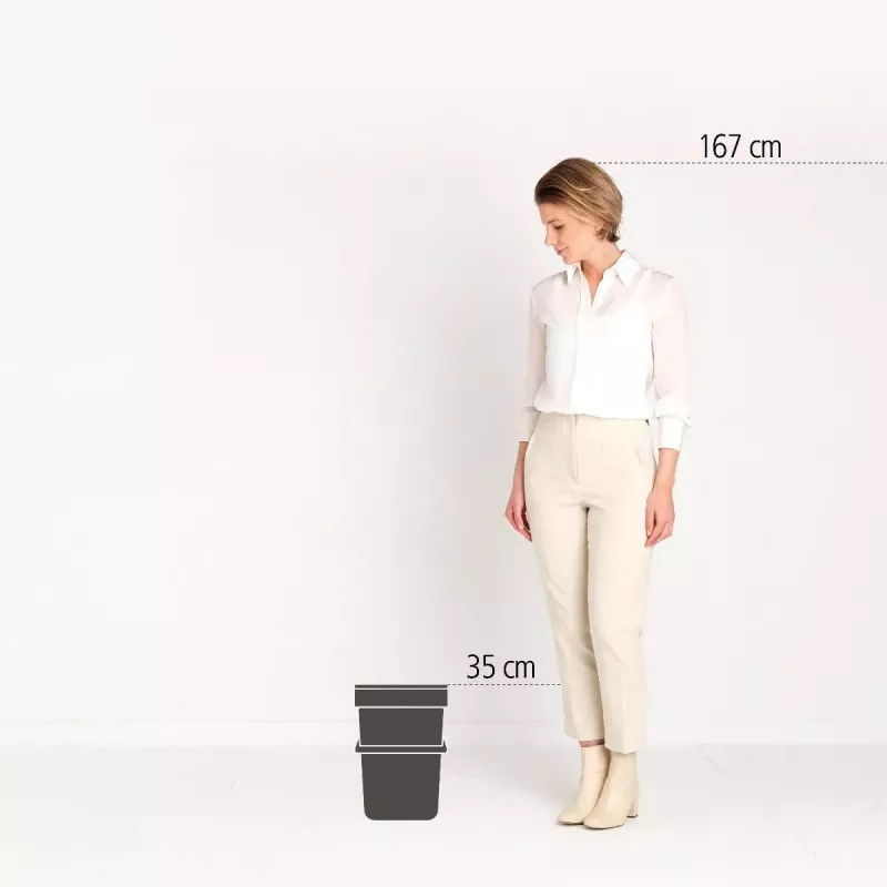 Odpadkový kôš BRABANTIA Sort & Go 12 l 1 kôš zelený 200×249×351 mm