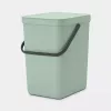 Brabantia Sort & Go 25 l zelený odpadkový kôš 265x340x400 mm