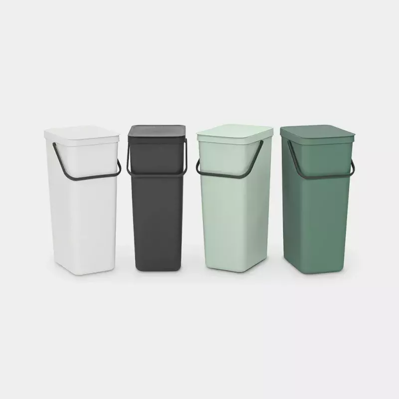 Brabantia Sort & Go 40 l zelený odpadkový kôš 267x341x620 mm