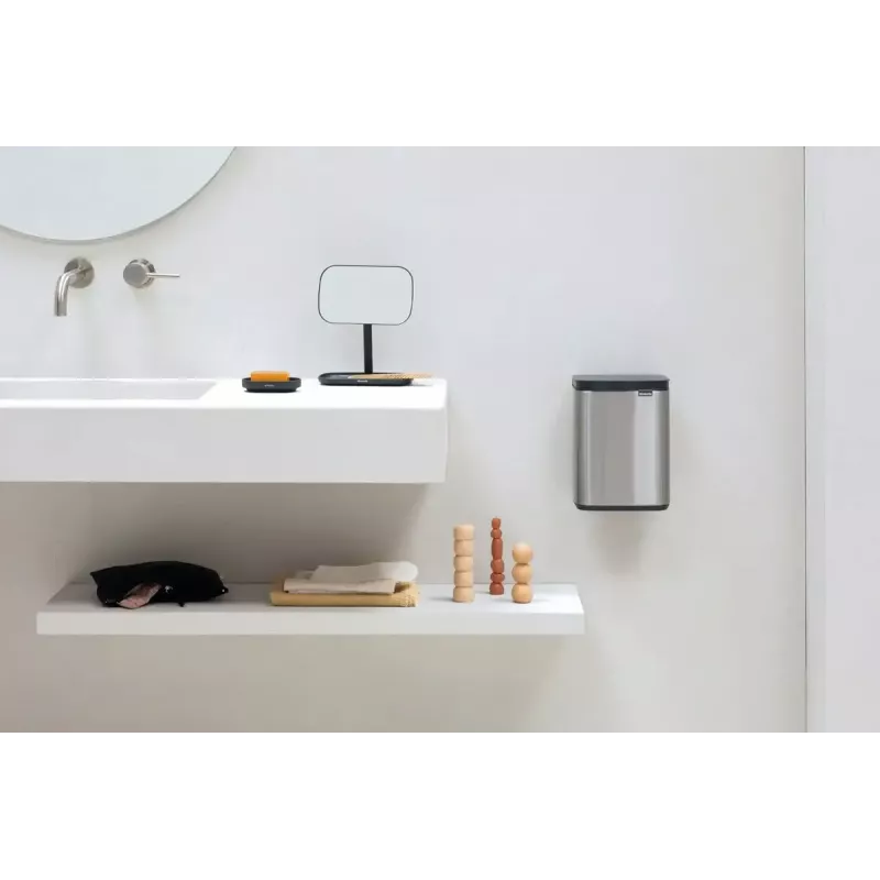 Odpadkový kôš Brabantia Bo 4 l obdĺžnikový oceľový čierny 22 28 49