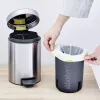Odpadkový kôš na pedál Brabantia newIcon okrúhly brúsená ušľachtilá oceľ