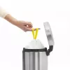 Odpadkový kôš na pedál Brabantia newIcon okrúhly brúsená ušľachtilá oceľ