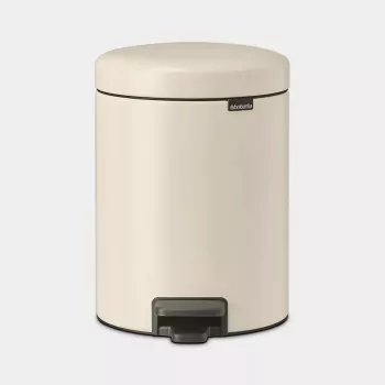 Brabantia NewIcon 5 l okrúhly béžový odpadkový kôš