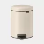 Brabantia NewIcon 5 l okrúhly béžový odpadkový kôš