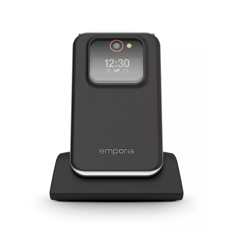 Emporia JOY 7,11 cm (2,8 palca) 113 g čierny telefón pre začiatočníkov