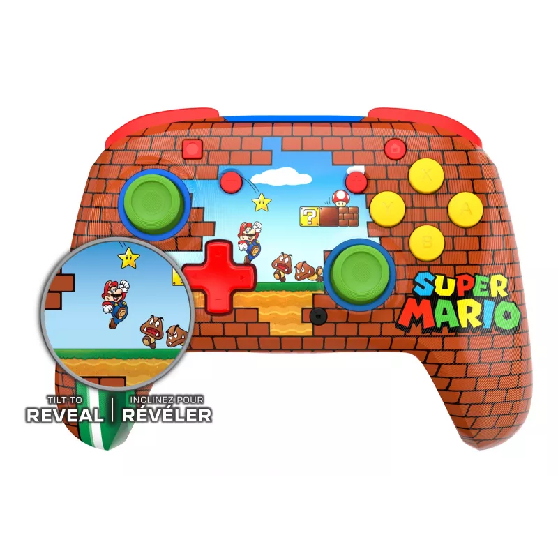 Turtle Beach Rematch Bezdrôtový ovládač pre Nintendo Switch, Mario Bricks Reveal