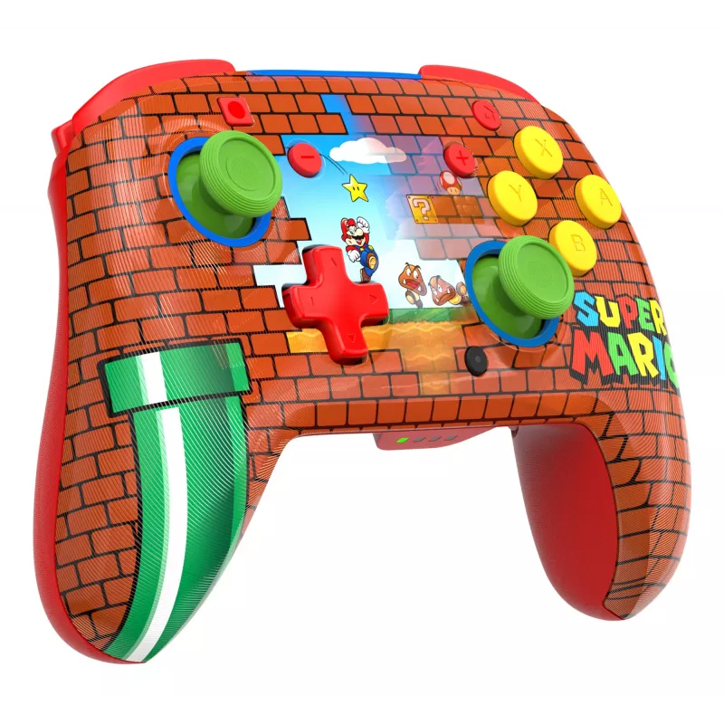Turtle Beach Rematch Bezdrôtový ovládač pre Nintendo Switch, Mario Bricks Reveal