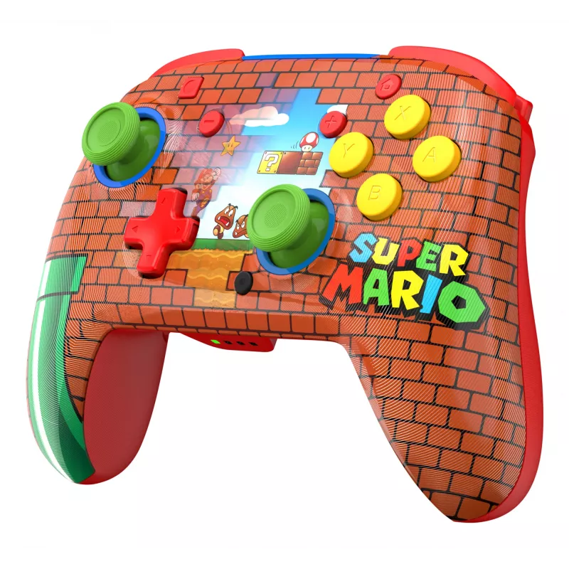 Turtle Beach Rematch Bezdrôtový ovládač pre Nintendo Switch, Mario Bricks Reveal