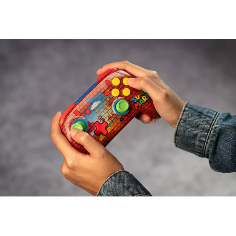 Turtle Beach Rematch Bezdrôtový ovládač pre Nintendo Switch, Mario Bricks Reveal