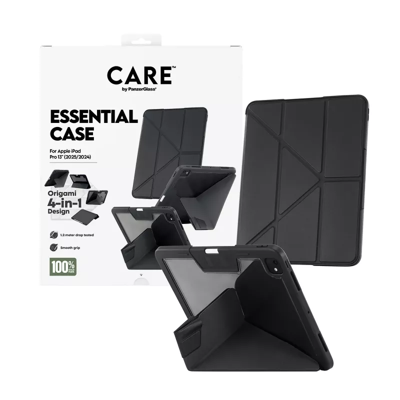 Ochranné TPU puzdro PanzerGlass pre iPad Pro 13 (2024–2025) — čierne