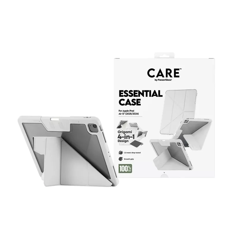 PanzerGlass CARE™ by Essential Case svetlosivá iPad Air 13 palcov (2024-2026)