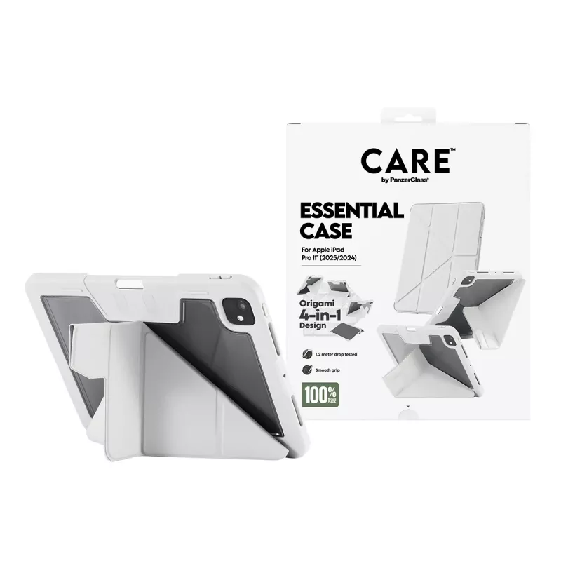 Puzdro PanzerGlass CARE by ® TPU Essential Case sivá iPad Pro 11 palcov (2024-2025)