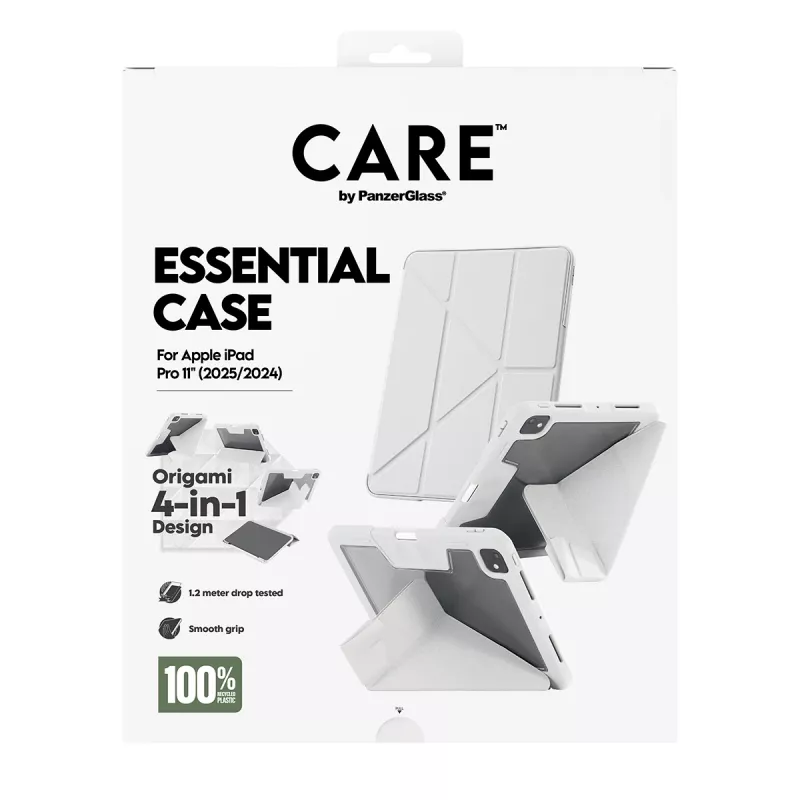 Puzdro PanzerGlass CARE by ® TPU Essential Case sivá iPad Pro 11 palcov (2024-2025)