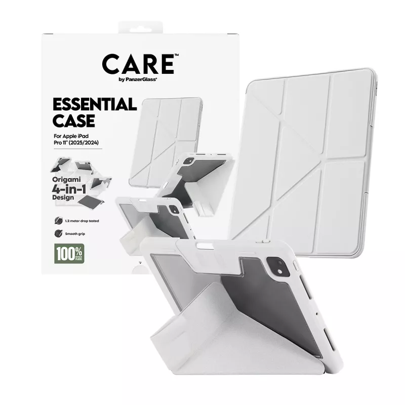 Puzdro PanzerGlass CARE by ® TPU Essential Case sivá iPad Pro 11 palcov (2024-2025)