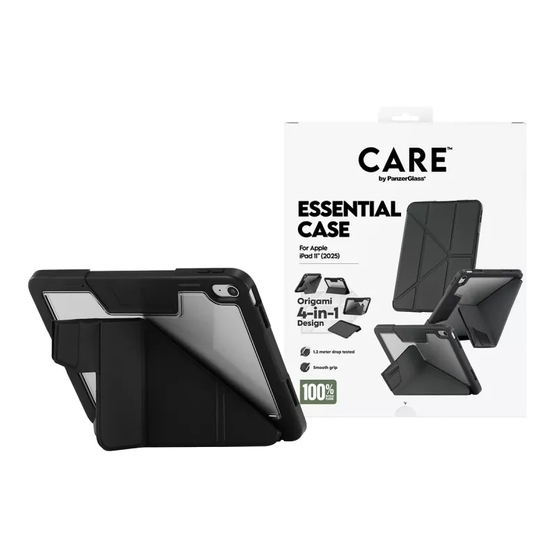 Puzdro na tablet PanzerGlass TPU Essential Case pre iPad 11 (2025) – čierne