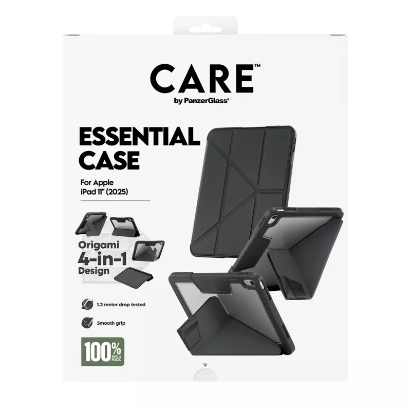 Puzdro na tablet PanzerGlass TPU Essential Case pre iPad 11 (2025) – čierne