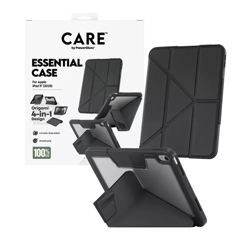 Puzdro na tablet PanzerGlass TPU Essential Case pre iPad 11 (2025) – čierne