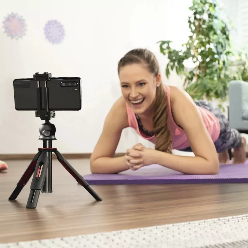 Stojan HAMA Solid 80 Ball s Bluetooth spúšťou – HAMA Solid 80 guľový stojan