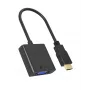 HDMI na VGA adaptér IcyBox IB-AC502a — HDMI A (konektor samec) na VGA (konektor samica) adaptér