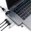 Satechi Type-C Pro Hub, 4K HDMI s Ethernetom, space gray (ST-TCPHEM)