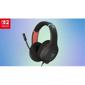 Turtle Beach Airlite Fit Charcoal čierny káblový herný headset s mikrofónom Flip-to-Mute, Over-Ear komfort