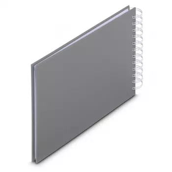 Hama 00009836 fotoalbum sivý 50 listov 10 x 15 špirálová väzba