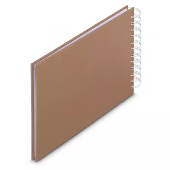 Hama 00009848 fotoalbum hnedý 50 listov 10 x 15 špirálová väzba