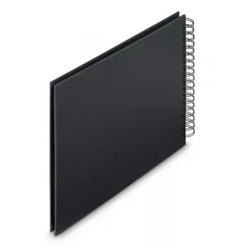 Hama 00009834 fotoalbum čierny 100 listov 10 x 15 špirálová väzba