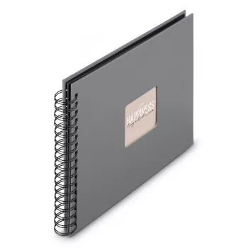 Hama 00009840 fotoalbum sivý 100 listov 10 x 15 špirálová väzba