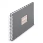 Hama 00009837 fotoalbum sivý 50 listov 10 x 15 špirálová väzba