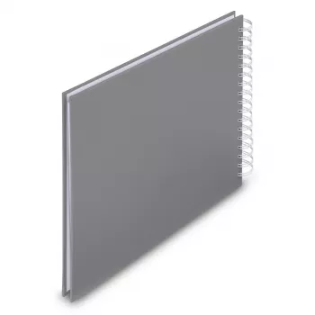 Hama 00009837 fotoalbum sivý 50 listov 10 x 15 špirálová väzba
