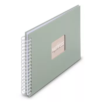 Hama Fine Art fotoalbum šalviový 100 listov 10 x 15 cm špirálová väzba