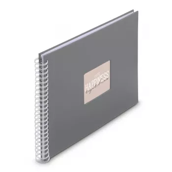 Hama Fine Art fotoalbum sivý 300 listov 10 x 15 cm špirálová väzba