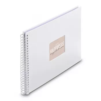 Hama Fine Art fotoalbum biely 300 listov 10 x 15 cm špirálová väzba