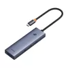 Baseus 4in1 Hub UltraJoy USB-C na USB 3.0 sivý kábel