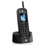 DECT telefón Motorola O201 identifikácia volajúceho čierny bezdrôtová mikrotelefónna jednotka
