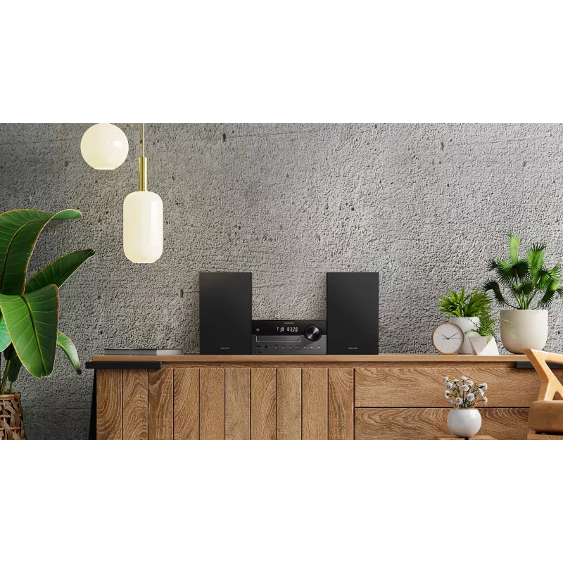 Philips TAM4505M2/12 domáci audio systém micro systém 80 W čierna, tmavosivá