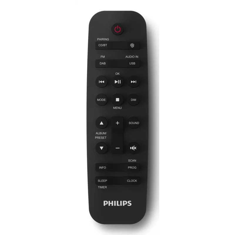 Philips TAM4505M2/12 domáci audio systém micro systém 80 W čierna, tmavosivá