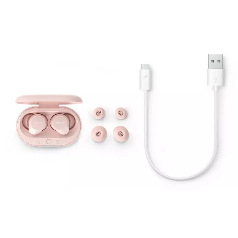 Philips TAT1209PK/00 slúchadlá/headset True Wireless Stereo (TWS) in-ear hovory/hudba Bluetooth ružová