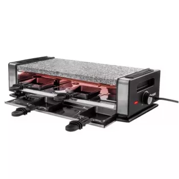 Raclette gril Unold Delice Basic 1200 W 8 osôb čierna nerez