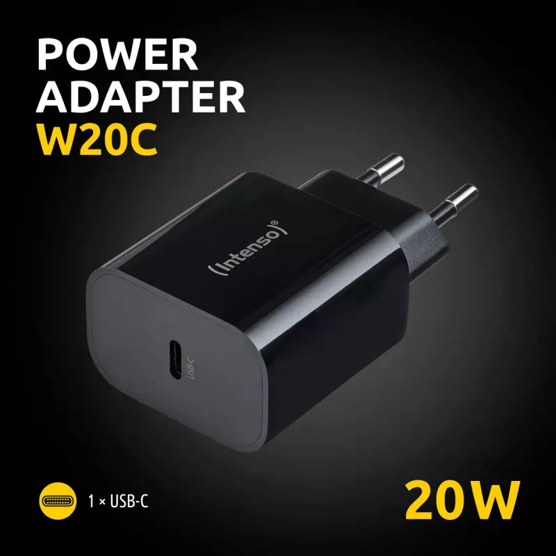 Napájací zdroj Intenso W20C 20W USB-C čierny