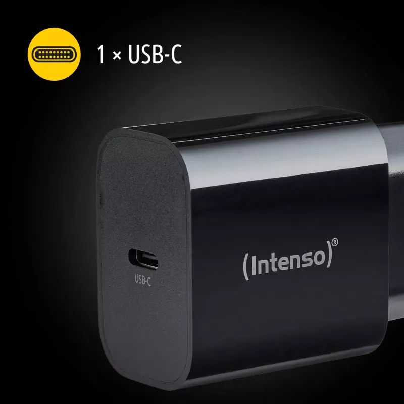 Napájací zdroj Intenso W20C 20W USB-C čierny