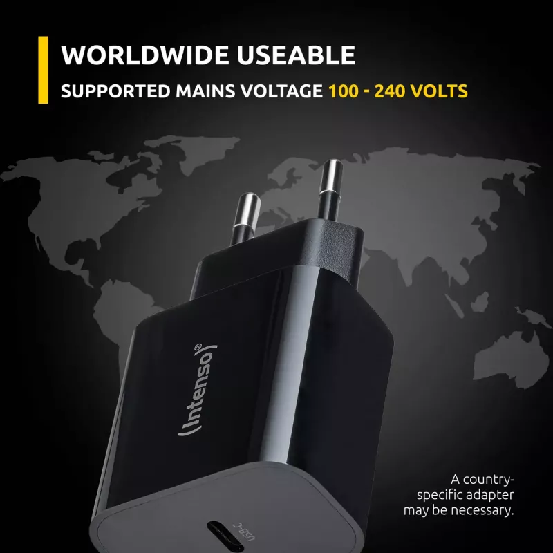 Napájací zdroj Intenso W20C 20W USB-C čierny