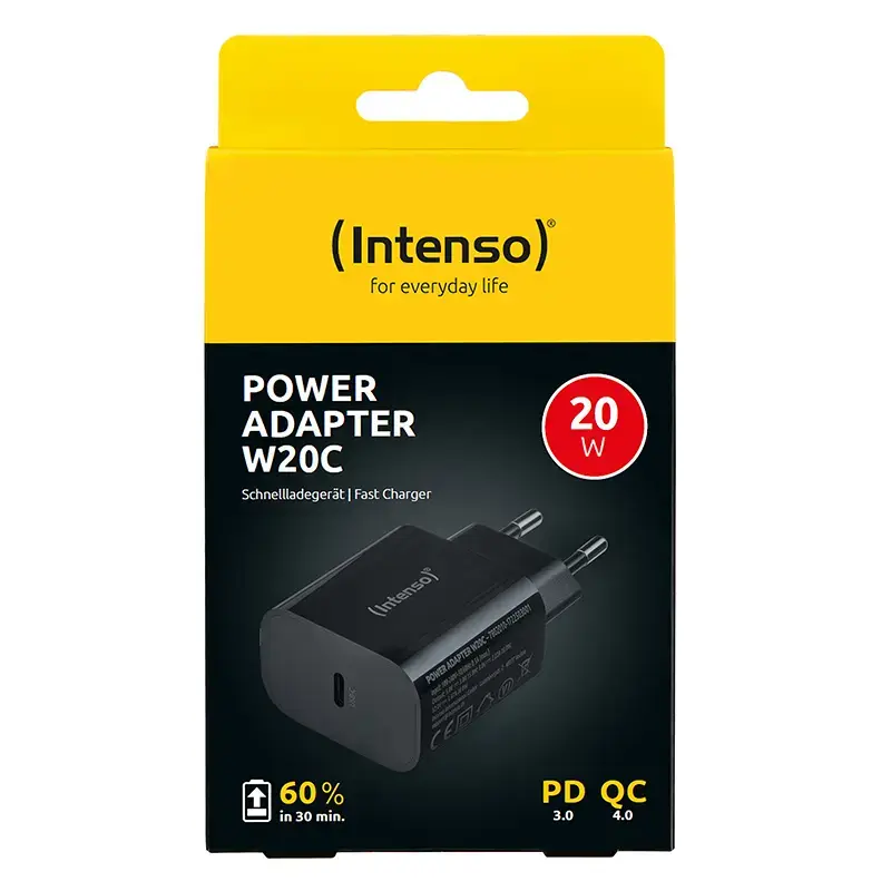 Napájací zdroj Intenso W20C 20W USB-C čierny