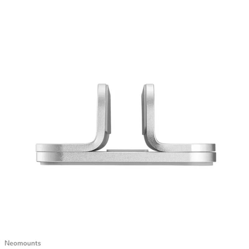 Neomounts NSLS300SILVER vertikálny stojan na notebook, 11–17 palcov, max. 5 kg, hliník, nastavenie výšky 42 mm, nastavenie šírky 150 mm, nastavenie hĺbky 92 mm, strieborný