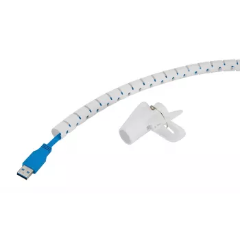 Kryt na kábel Neomounts ADS06-140WH Ø15 mm biely pre viacero káblov