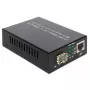 DeLOCK mediakonvertor 1000Base-T na SFP 1000 Mbit/s čierny