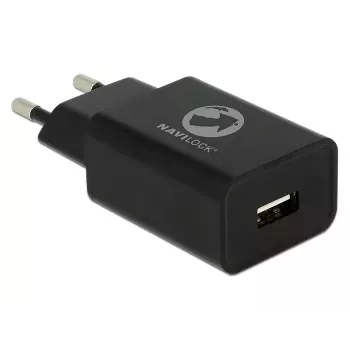 Nabíjačka pre mobilné zariadenia Navilock 62847 univerzálna čierna AC interiérová